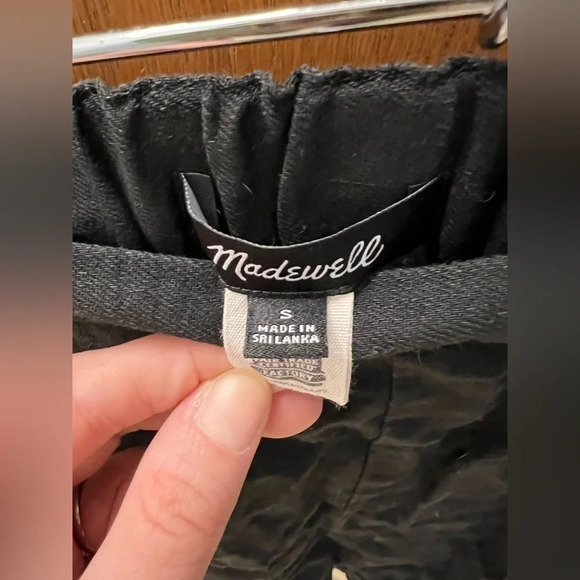 Madewell Linen Black Shorts - Picture 3 of 3